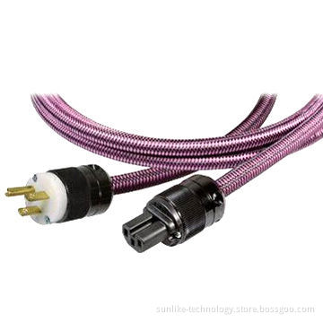 Hi-Fi Cable with High-end Quality, 24K Gold-plated SCC Pin, PE Insulation
